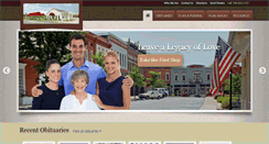 Desktop Screenshot of morganandsonfuneralhome.com