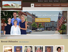 Tablet Screenshot of morganandsonfuneralhome.com